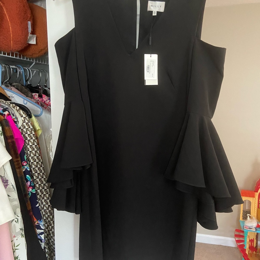 Milly black dress size 6